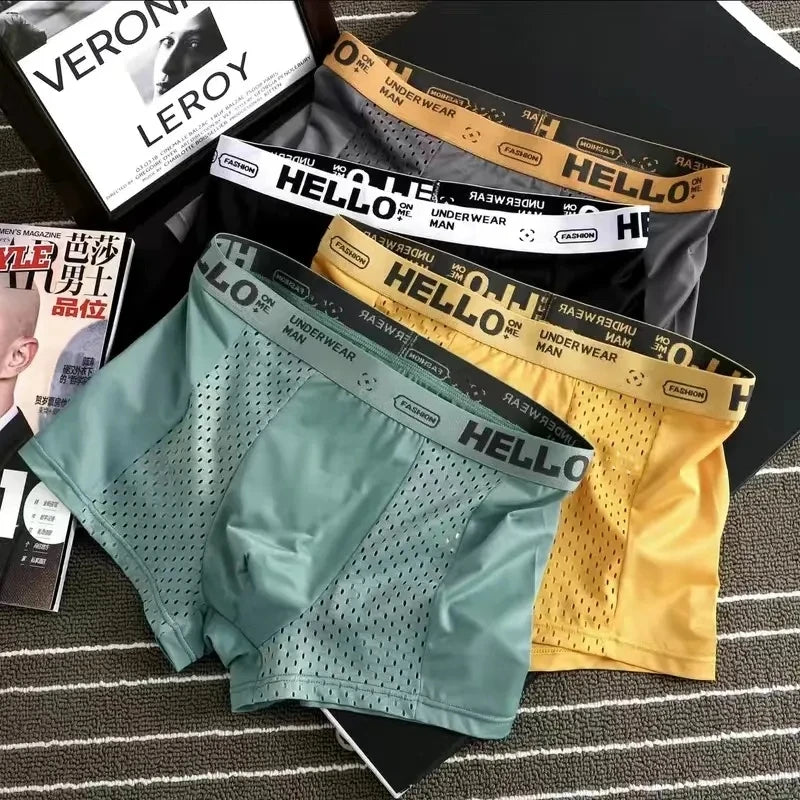 HELLO™️ Cool Mesh Series | 3 Pack Men's Underwear
