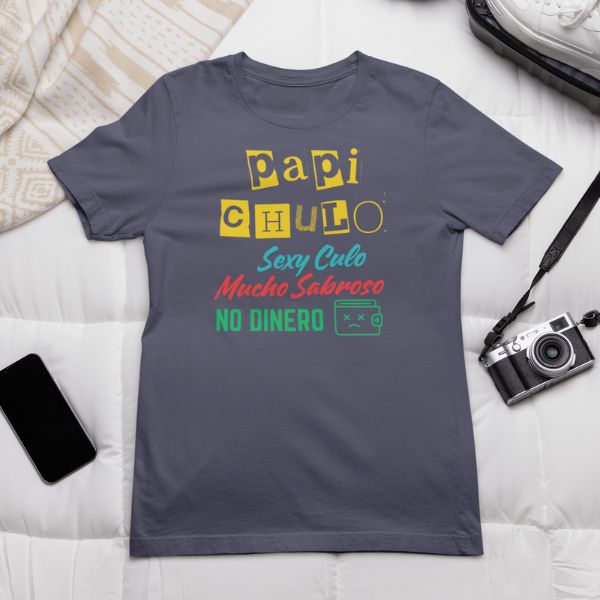 Papi Chulo No Dinero - Men's T-Shirt - 🅝🅔🅦